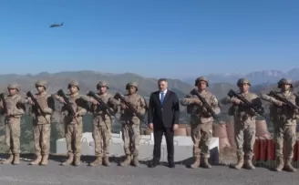 Bakan Çiftçi, Şemdinli Zirvin Tepe Üs Bölgesi’nde