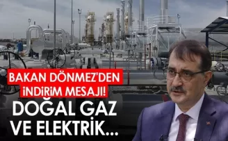 Bakan Dönmez'den Enerji konusunda indirim mesajı! 
