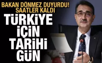 Bakan Dönmez Karadeniz Gazıyla ilgili müjdeyi verdi!