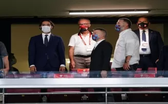 Bakan Kasapoğlu finali izledi
