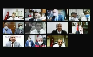 Bakan Koca, 11 ilin Sağlık Müdürü ile görüştü
