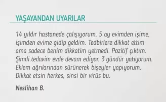 Bakan Koca, korona virüse yakalanan kişinin uyarısını paylaştı

