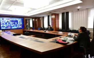 Bakan Pekcan,  AB Ülkeleri İş Konseyi Başkanları ile görüştü
