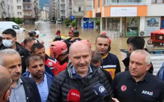 Bakan Soylu: Can kaybımız yok; 1-2 tane yaralımız var