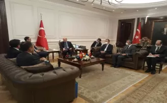 Bakan Soylu, Kırgızistan Acil Durumlar Bakanı Boobek Azikeev’i kabul etti
