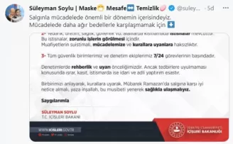 Bakan Soylu: 