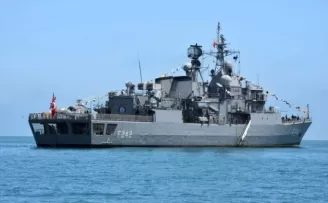 Bakanlık İnkumu açıklarında batan gemi için fırkateyn görevlendirdi
