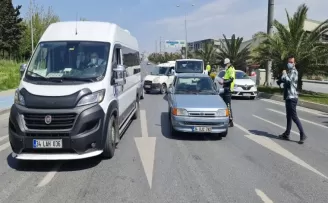 Bakırköy’de drone destekli tam kapanma denetimi
