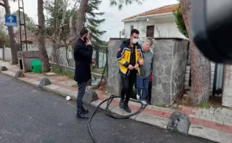 Bakırköy’de yangın paniği
