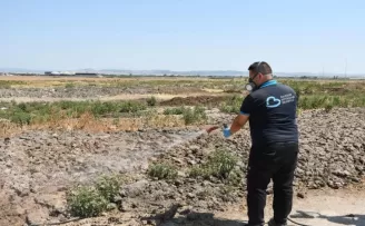 Balıkesir’de ilaçlama ekipleri 7/24 sahada