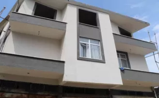 Rize'de ilginç görüntü: Kapısız balkon! 