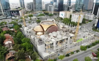 Barbaros Hayrettin Paşa Camii’nde sona geliniyor
