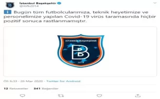 Başakşehir’den koronavirüs açıklaması
