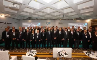 Başkan Altay UCLG MEWA toplantısında konuştu