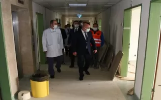 Başkan Altınok Gaziler katındaki çalışmayı denetledi
