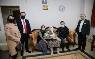 Başkan Aydıner’den şehit ailelerine ziyaret