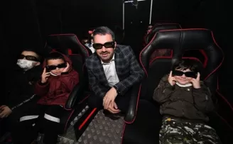 Başkan Çetin öğrencilerle birlikte uzay yolculuğuna çıktı

