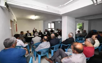 Başkan Ertuğrul Çetin dinliyor, hizmet üretiyor
