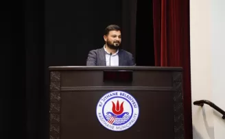 Başkan Mevlüt Öztekin stajyer öğrencilerle deneyimlerini paylaştı
