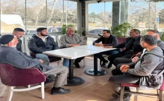 Başkan Şeref Eroğlu’ndan taziye ziyareti
