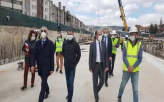 Başkan Şimşek, Konya Yolu inşaat çalışmalarını yerinde inceledi
