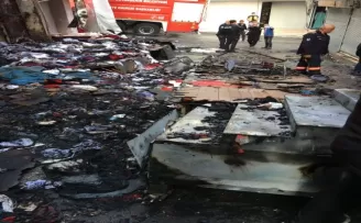 Başkent’in alışveriş sokağındaki yangın kundaklama çıktı
