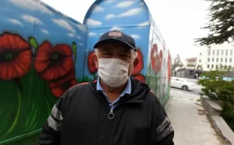 Başkent’in gri duvarları ressamların dokunuşlarıyla artık rengarenk
