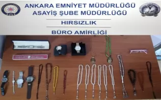 Başkent’te 13 evi soyan Sincap lakaplı hırsız suçüstü yakalandı
