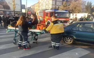 Başkent’te ambulans kazası: 4 yaralı
