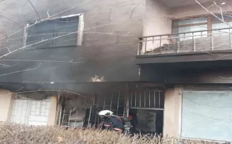 Başkent’te depo yangınında alevler göğe yükseldi
