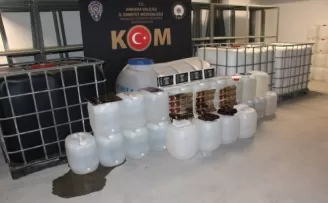 Başkent’te kaçak içki operasyonu

