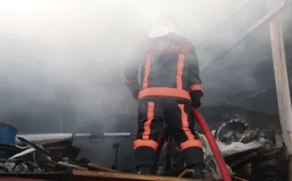 Başkent’te korkutan yangın
