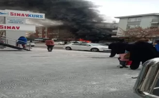 Başkent’te korkutan yangın
