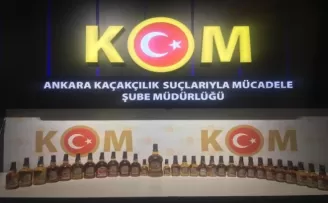 Başkent’te sahte içki operasyonu
