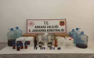 Başkent’te sahte içki operasyonu

