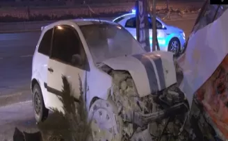Başkent’te zincirleme kaza: 3 yaralı
