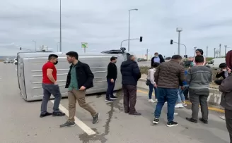 Başkent’te zincirleme trafik kazası;4 yaralı
