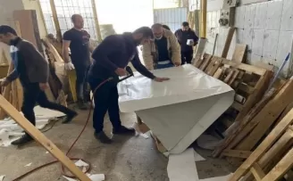 Başkentli hayvanseverlerden sokak hayvanları için kulübe
