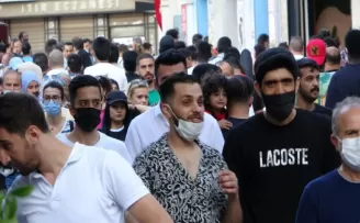 Bayramın son gününde Taksim’de yoğunluk oluştu
