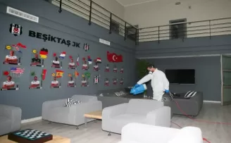 Beşiktaş Kulübü, tesisleri dezenfekte etti
