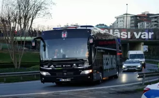 Beşiktaş stada ulaştı
