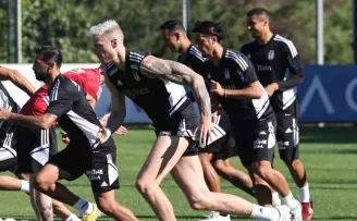 Beşiktaş’ta Fenerbahçe mesaisi devam etti
