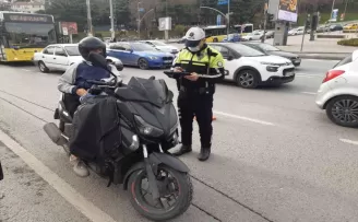 Beşiktaş’ta motosiklet denetimi
