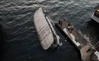 Beykoz’da balıkçı teknesi battı
