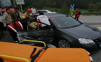 Beykoz’da trafik kazası; 1 yaralı
