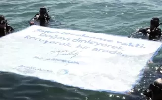 Beylikdüzü’nde Dünya Çevre Günü’nde deniz temizliği
