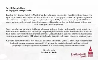 Beyoğlu Belediyesinden Örnektepe Semt Konağı açıklaması
