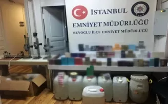Beyoğlu’nda sahte parfüm imalathanesine baskın
