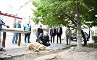 Beypazarı’nda camiler cuma namazıyla birlikte ibadete açıldı
