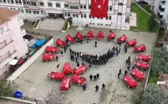 Bilecik’te 20 yeni yangın söndürme tankeri köylere teslim edildi